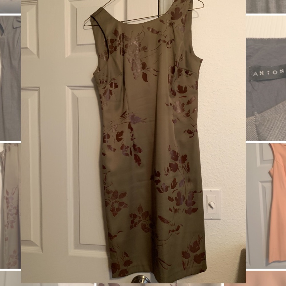 Grey patterned dress